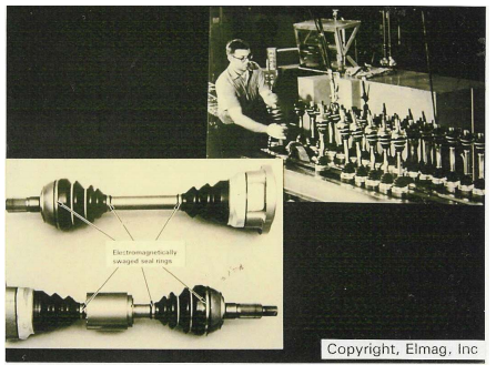 Magneform machine at General Motors